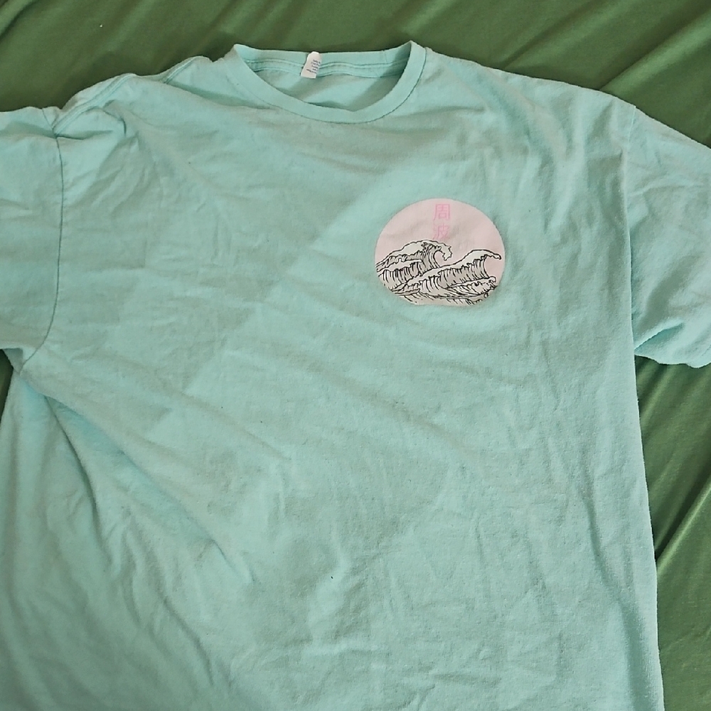 Mint Green Graphic Tee